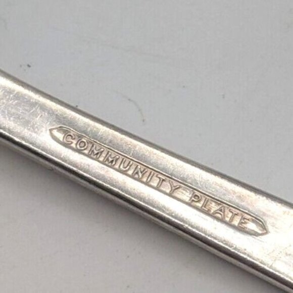 Oneida Coronation Community Silverplate Flatware 5 Piece Place Setting Vtg - Picture 4 of 6